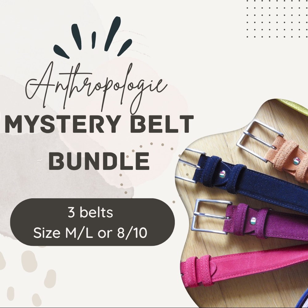 Anthropologie belt bundle